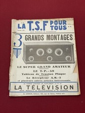 Revue Magazine Livre ancien La TSF pour Tous 1929 n59 - Grands Montages FR