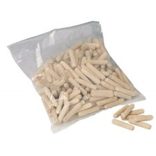 20 Tourillons bois - Tourillon bois rayé en hêtre 8X30 mm - Sachet de 20 Pièces
