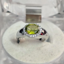 Bague de fiançailles péridot