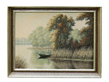 Huile Sur Toile Signée Bruno