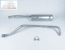 Ensemble D'Échappement pour Unimog 411/421 Y-Pipe Ø 45 + Silencieux Collecteur