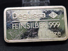 Lingots d'argent 1 once argent fin 999 Degussa Berlin Memorialkirche 1 oz