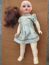 Ancienne Poupée style bleuette Carton bouilli jouet de collection ancien