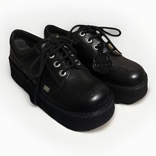 Kickers Low Stack Leather