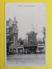 CPA Écrite en 1905 PARIS Montmartre Le MOULIN ROUGE Bal CABARET Rotes Mühl