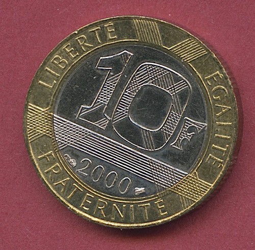 2000 pièce 10f génie - pièce,