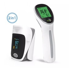 2 in 1 Medical health Care Thermometer Baby Adult oximeter Fingertip SPO2 