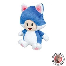 New Sanei Buchi Super Mario 3D World Cat Toad Small Peluche Toy L12 x P10 x
