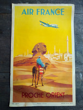 ORIGINAL VINTAGE POSTER AIR