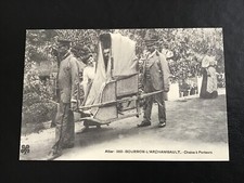 Reproduction Allier Bourbon-l’Archambault Chaise à Porteurs.