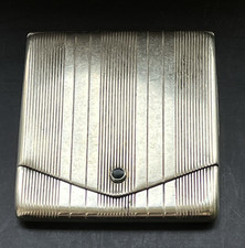 PORTE ALLUMETTES en Métal Argenté ALPACCA