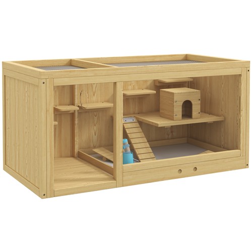Tier wooden hamster cage - wooden,