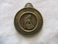 ANCIENNE MEDAILLE IBM SIGNE ASTROLOGIQUE VIRGO