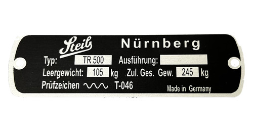 Steib plaque signalétique - steib,