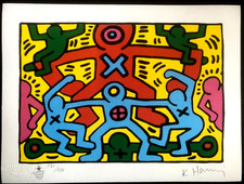 Litographie Keith Haring COA