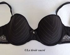 CHANTELLE Masculin Féminin soutien gorge noir neuf avec étiquettes 3516