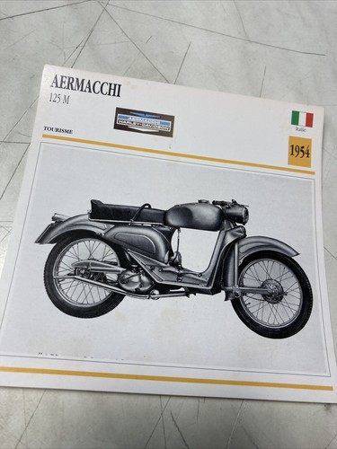 Aermacchi 125 1954 carte - m,
