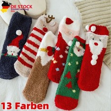 4 paires chaussettes moelleuses douces et chaudes de Noël chaussettes de Noël chaussettes moelleuses douillettes cadeaux