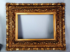 Cadre ancien bois stuc doré