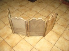 ancien pare feu en bronze