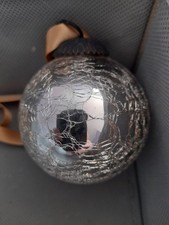 BOULE DE NOËL Ancienne Vintage, 6 cm Verre mercurisé boule de pardon
