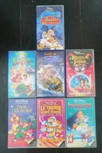 Lot vhs disney - lot, x