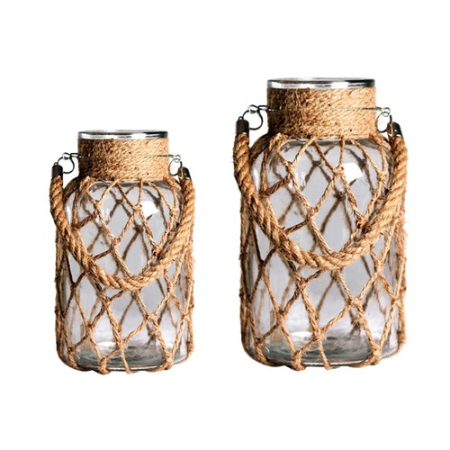 Vase fleurs avec corde - vase,