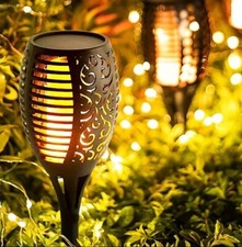 Lot de 5 Lampes led extérieures solaires torches