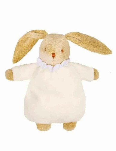 Doudou lapin hochet crème - doudou,