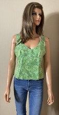 Top vert fleuri HELENA SOREL T