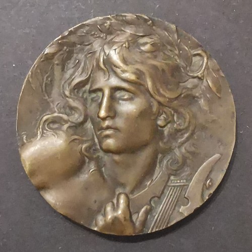 Médaille bronze buste - en,