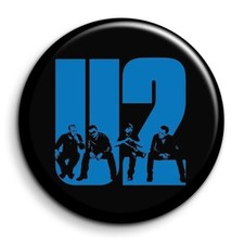 U2 Band Badge 38mm Button Pin