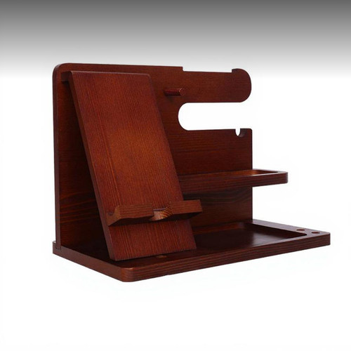 Organisateur bureau noyer