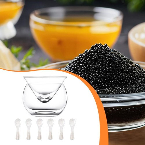 Service caviar avec bol - service, en