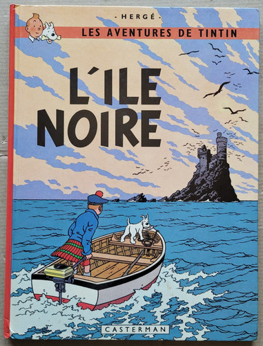 Tintin ile noire herge éd - l'ile,