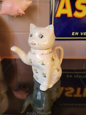 THÉIÈRE CÉRAMIQUE PORCELAINE FORME CHAT MADE IN CHINA