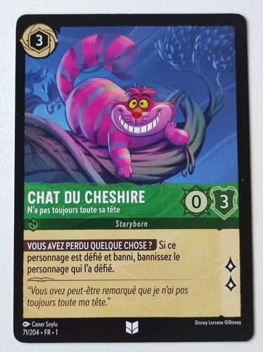 Lorcana chat cheshire - du,