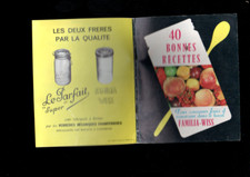 Cuisine 40 bonnes recettes Bocal Familia-Wiss Le Parfait 1973 livret publicitair