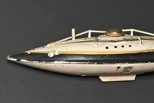sous-marin en tôle  21cm .. jouet ancien début 20ème siècle vers 1920