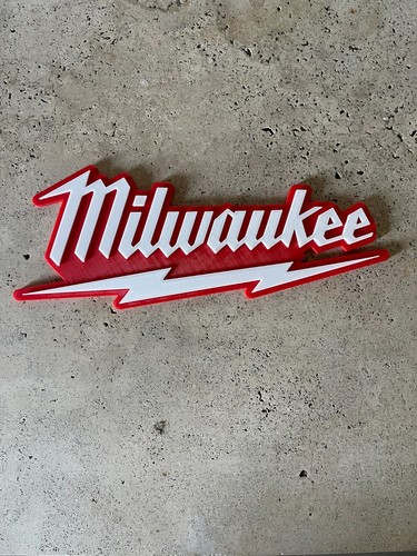 Logo milwaukee rouge blanc - logo,