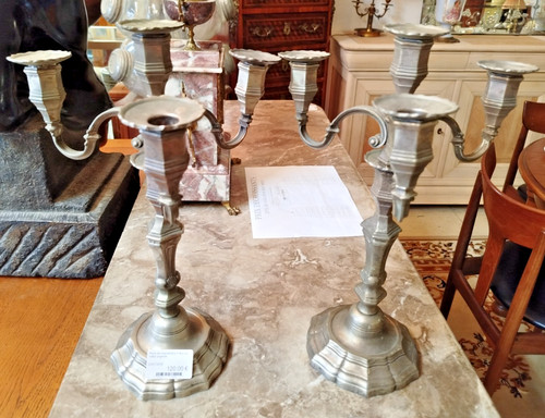Paire chandeliers feux - paire, 4