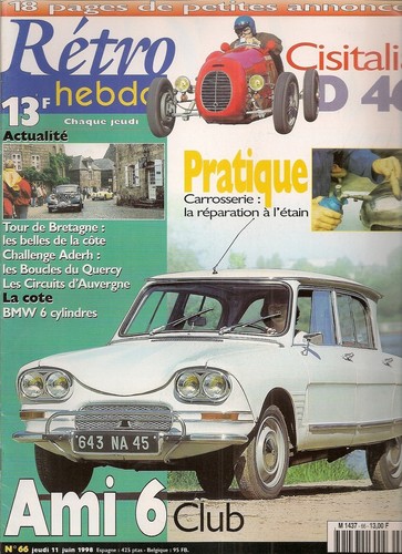 Retro hebdo citroen ami - hebdo, 6