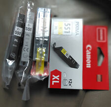Lot 4 cartouches génériques 550 / 551 XL  pour imprimantes Canon Pixma 5550 5500