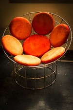 Fauteuil paon V. Panton
