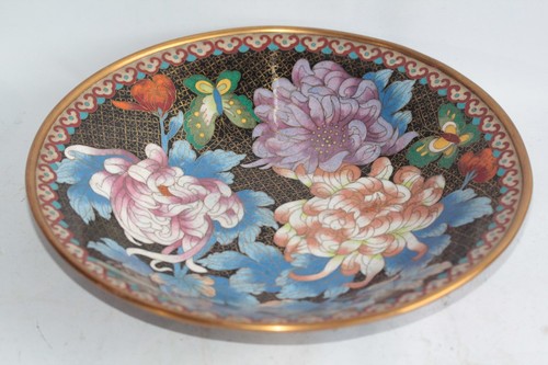 Grande coupe émaux cloisonné