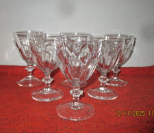 6 verres a vin blanc en