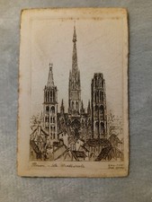 Eau Forte Rouen Cathédrale