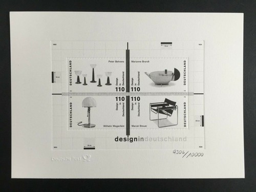 Germany 1998 art sheet - germany,
