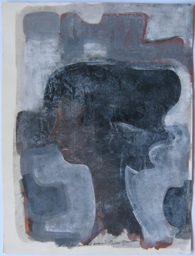 Minaux andre dessin gouache - andre,
