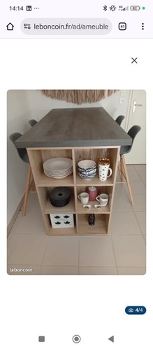 Ensemble table chaises - ensemble,
